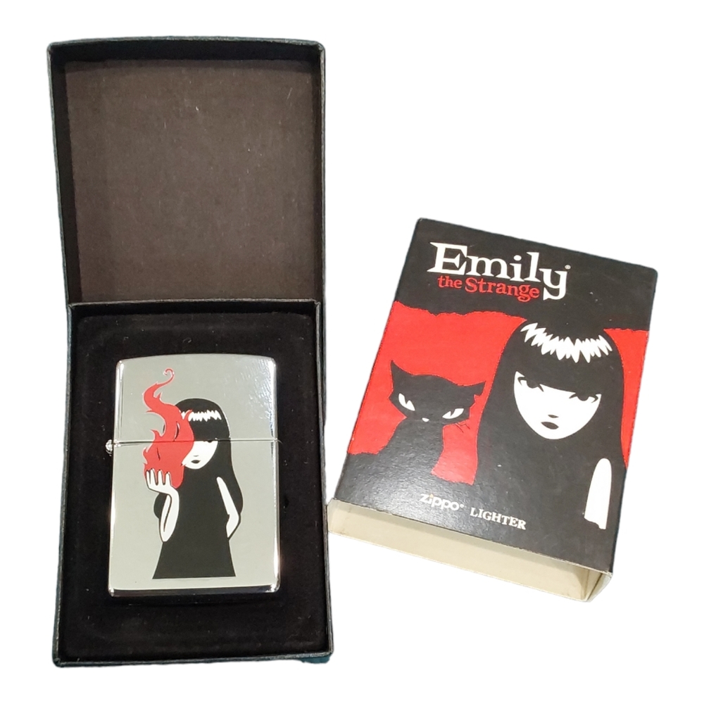 Emily Strange Flip Top Zippo Lighter  New